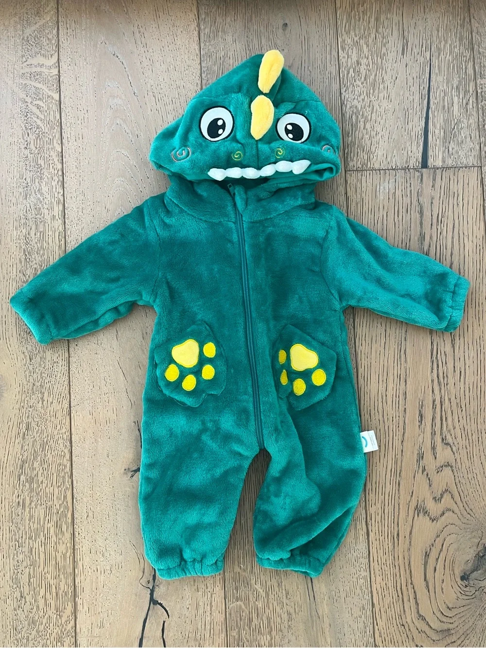Dinosaur Costume Baby Boy Girl Halloween Dress Up Animal Hooded Romp 3-6 months